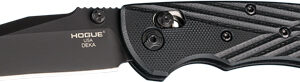 Hogue Deka 3.25" Able Lck Fldr - Clip Point G-10 Frame Black