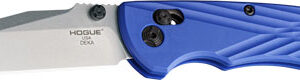 Hogue Deka Able Lock Folder - 3.25" Clip Point Poly Blue