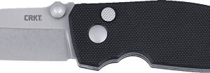 Crkt Squid 2.2" Fine Edge - Black-ss Button Lock D2