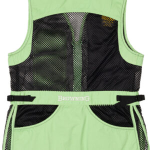 Browning Mesh Shooting Vest R- - Hand Women's Lg Black-neomint