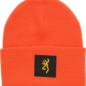 Browning Still Water Beanie - Blaze Orange W-buck Mark Patch