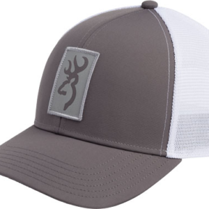 Browning Cap Beacon Logo - Gray W-rectangle Patch Adj