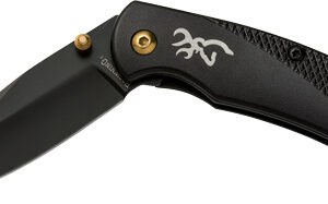 Browning Knife Prism Iii Fldng - Hunter 2.38" Blade Black Alum