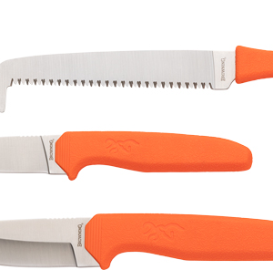 Browning Knife Sharp Ridge 3pc - Combo W-nylon Sheath