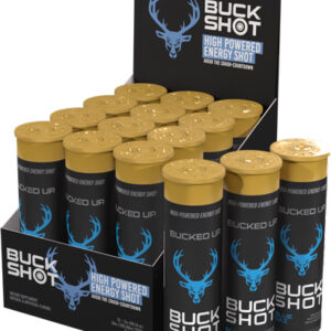 Bucked Up 2oz Energy Shots - Blue Raz 2-12 Packs