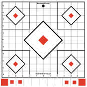 B-c Target Stick-a-bull 12" - Sight-in 5 Targets
