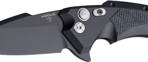 Hogue X5 3.5" Folder Spear - Point Blade Alum-g-mascus Blk