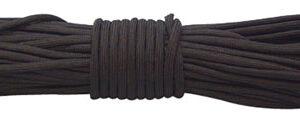 Red Rock 550 Parachute Cord - 100 Feet Black