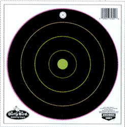 B-c Target Dirty Bird 8" Multi - -color Bull's-eye 20 Targets