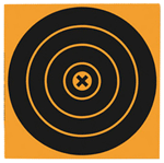 B-c Big Burst Target 12"-3 - Bull's-eye Targets