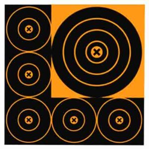 B-c Target Big Burst - 8"-3-4"-15 Bull's-eye Targets