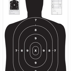 B-c Target Eze-scorer 23"x35" - Bc27 Silhouette 5 Targets