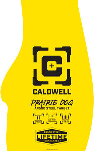 Caldwell Ar500 Prarie Dog Trgt - 3-8"  Ar500 Steel Yellow