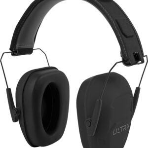 Ultrx Shield Passive Muff - Adult Midnight Gray-black 23db
