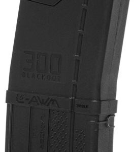 Lancer Magazine L5awm Ar-15 - 300blk 20rd Opaque Black