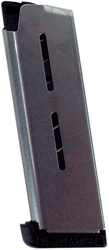 Wilson Magazine Officer 45acp - 7rd W-std. Pad Stainless