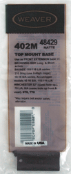 Weaver Base Top Mount #402m - High Stdmarlin 455-mr7 Matte