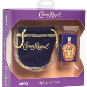 Zippo Windproof Lighter Crown - Royal & Small Pouch Gift Set