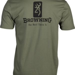 Browning Ss T-shirt Emblem - Military Green Large