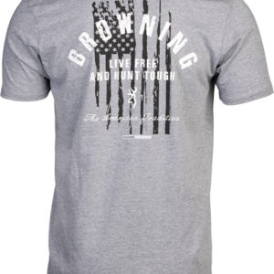 Browning Ss T-shirt Hunt Tough - Heather Gray Xlarge