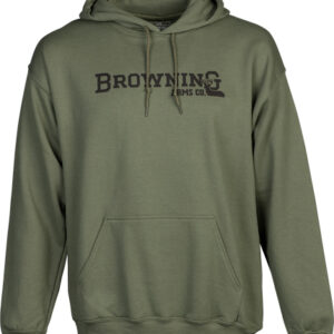 Browning Hoodie Branded Buck - Mark Green Large