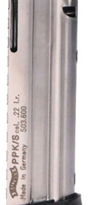 Walther Magazine Ppk-s 22lr - 10rd Nickel Plated Steel