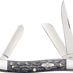 Case Knives Pocket Worn Gray - Bone Crandall Jig Med Stockman