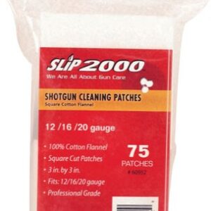 Slip 2000 Cleaning Patches 3" - Square .12-.16-.20ga 75-pack