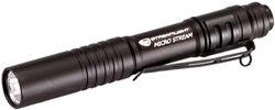 Streamlight Microstream Light - White Led Black W-pocket Clip