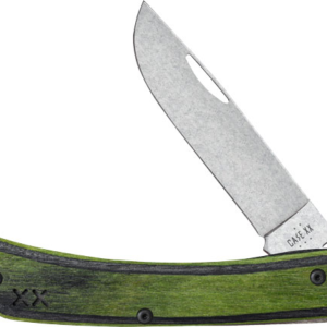 Case Knives Crossroads Series - Green-black Lam Sod Buster Jr