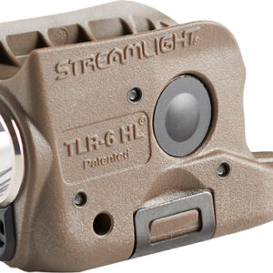 Streamlight Tlr-6 Hl Fde Light - Led-red Laser For Glock 42-43