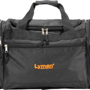 Lyman Handgun Range Bag - Black Nylon W-carry Strap