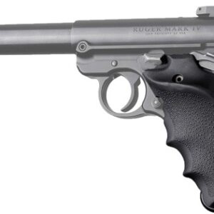 Hogue Grips Ruger Mkiv Rubber - Grip W- Fg & Rh Thumb Rest Blk
