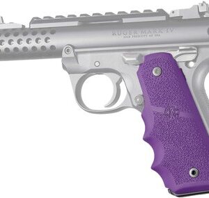 Hogue Grips Ruger 22-45 Mkiv - Rubber Grips-finger Groove Pur