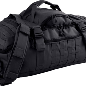 Red Rock Traveler Duffle Bag - Backpack Or Luggage Black