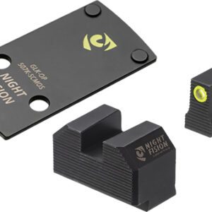 Night Fision Optic Plate & Ns - Combo Eps To Glock Full Sz Mos