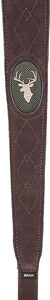 Allen Sued Deer Head Sling W- - Swivels  Brown Leather