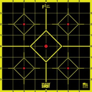 Splatter Shot Target Sight-in - 8" Green Peel-stick 6ea