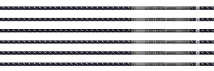 Easton Arrow 4mm Fmj 300 - 6-pack W- 2" Blazer Vanes