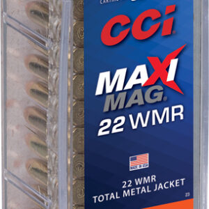 Cci Maxi-mag 22wmr 40gr Fmj - Solid 1875fps 50rd 40bx-cs