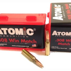 Atomic 308 Win 168gr Match - Bthp 50rd 10bx-cs