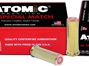 Atomic 38 Special Match 148gr - Copper Plate Hbwc 50rd 10bx-cs