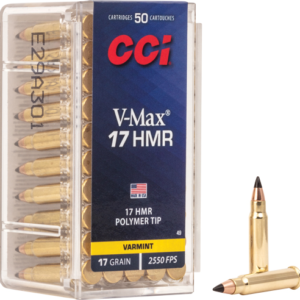 Cci V-max 17hmr 17gr 2550fps - 50rd 40bx-cs