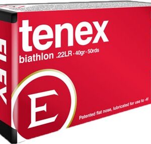 Eley Tenex Biathlon 22lr 40gr - Flat Nose 50rd 100bx-cs