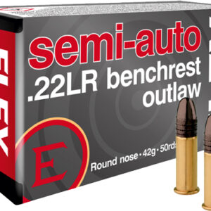 Eley Outlaw Semiauto Benchrest - 22lr 42gr 50rd 100bx-cs