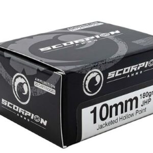 Scorpion 10mm - 180gr Jhp 20rd 10bx-cs