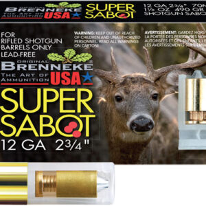 Brenneke Usa Super Sabot 12ga - 2.75" 1-1-8oz Slug 5rd 50bx-cs