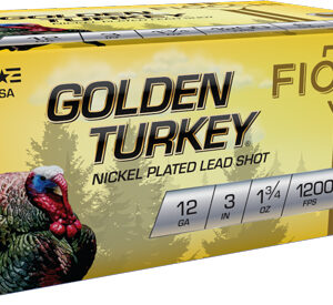 Fiocchi Golden Turkey 12ga 3" - 1-3-4oz #6 10rd 10bx-cs