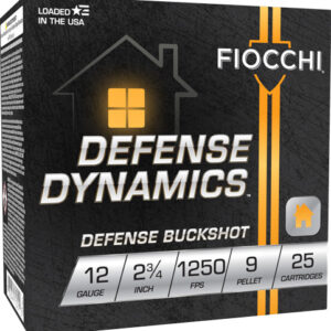 Fiocchi 12ga 2.75" #1 Buck - 25rd 10bx-cs