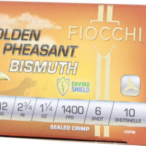 Fiocchi Golden Pheasant 12ga - 2.75" 1-1-4oz #6 10rd 10bx-cs